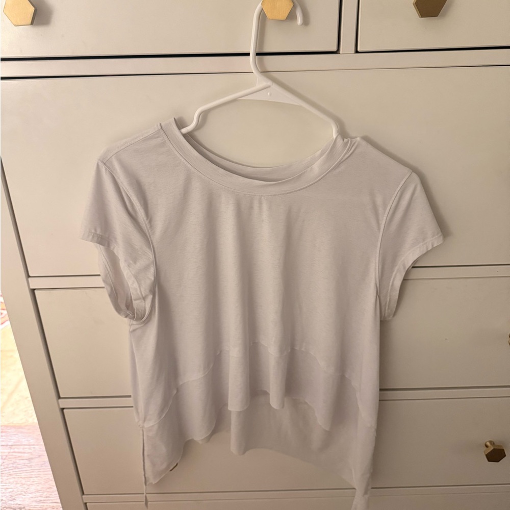 White athletic top